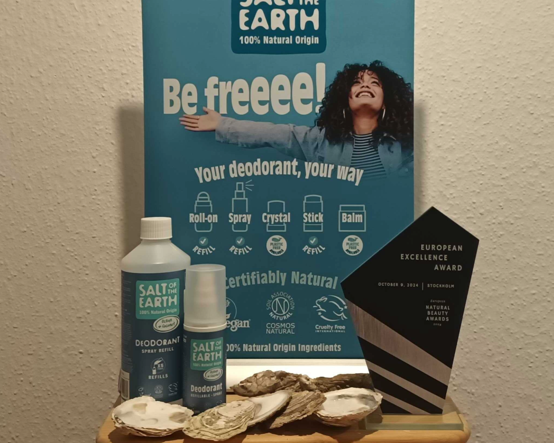 Salt of the Earth’s Ocean & Coconut Spray Wins European Excellence Award! 🌊✨