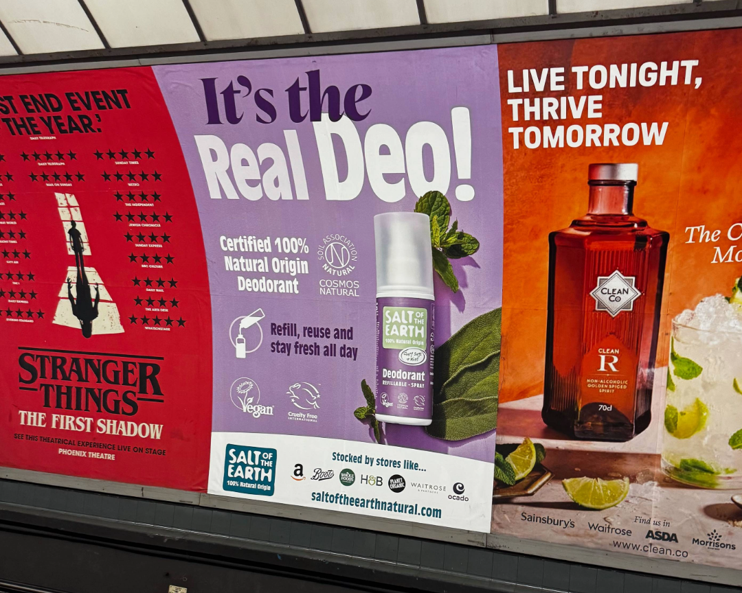 Freshness on the Move: Salt of the Earth Hits the London Underground!