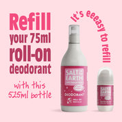 Refill your 75ml Salt of the Earth roll-on deodorant with this 525ml bottle - easy to refill